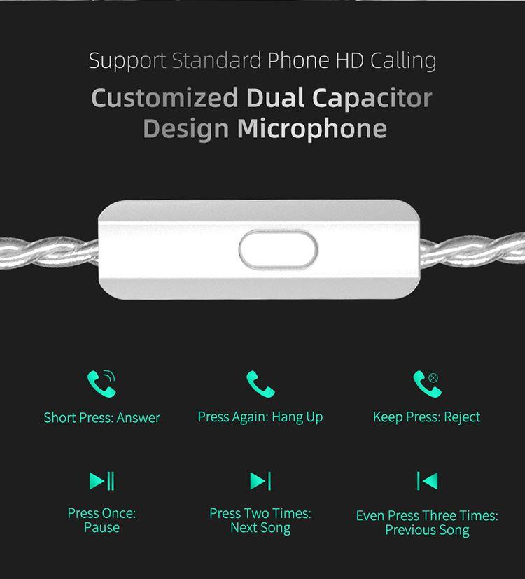 KZ Audífono ZST X-MIC-3