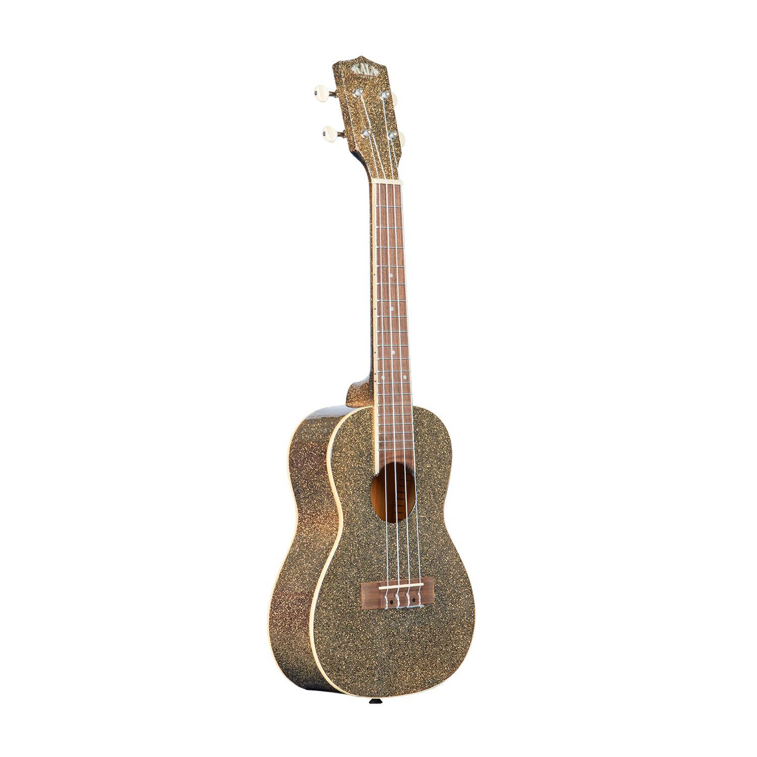 Ukelele Concierto Kala Stardust Ka-Sprk-Gold-3