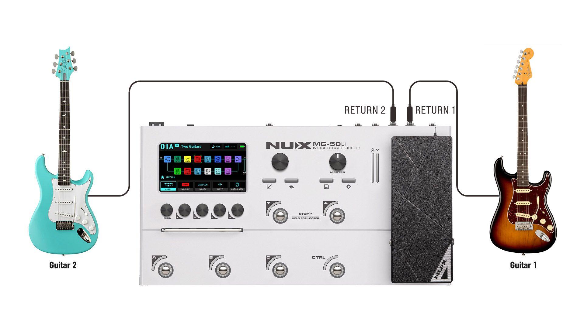 Procesador Multiefectos Mg-50Li Blue Nux-8
