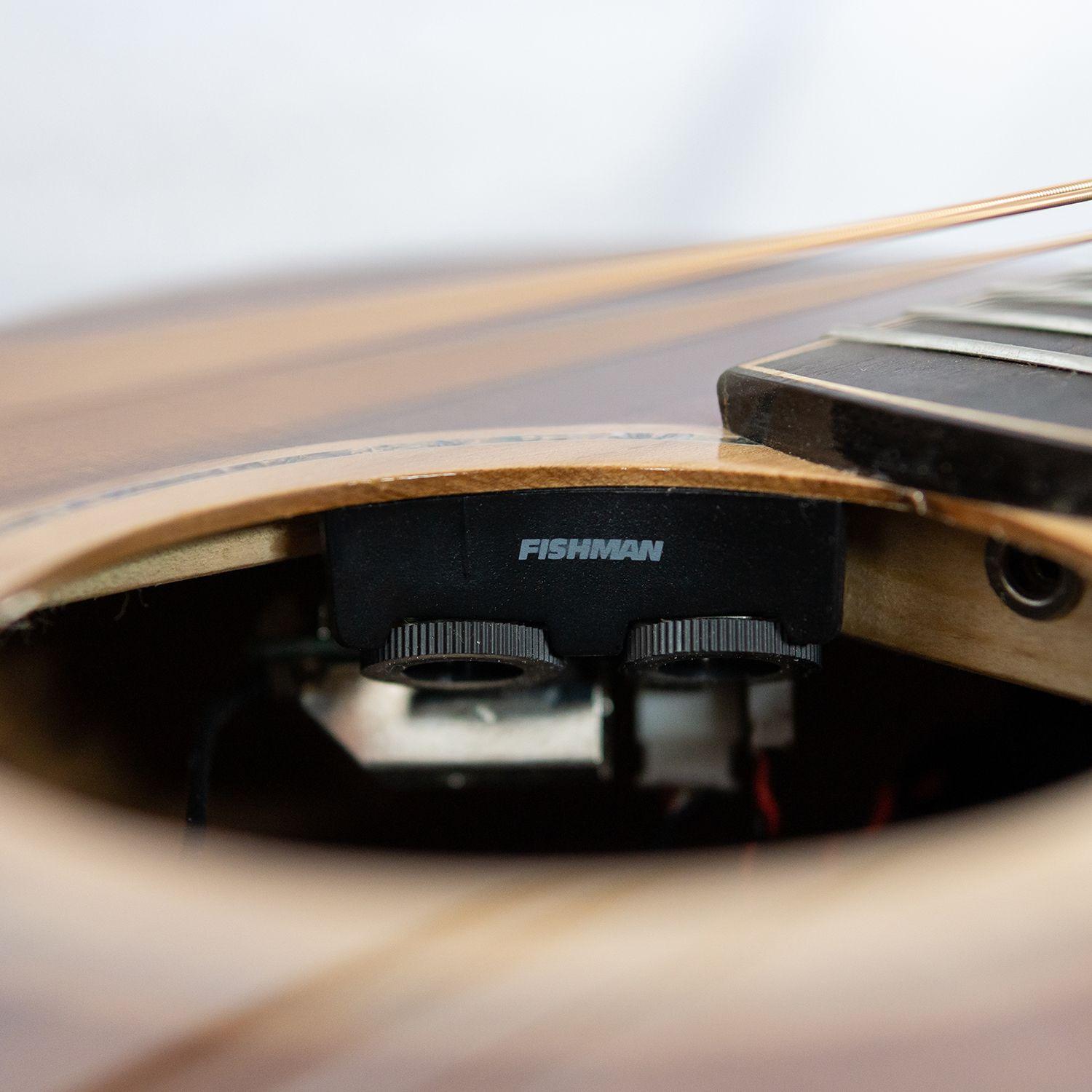 Guitarra Travel Mahori MAH-364E/HG + Funda-3