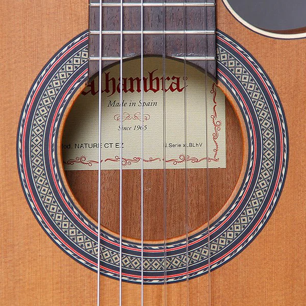 Guitarra Clásica Z Nature EQ E +Funda 4/4 10 Mm Alhambra-5