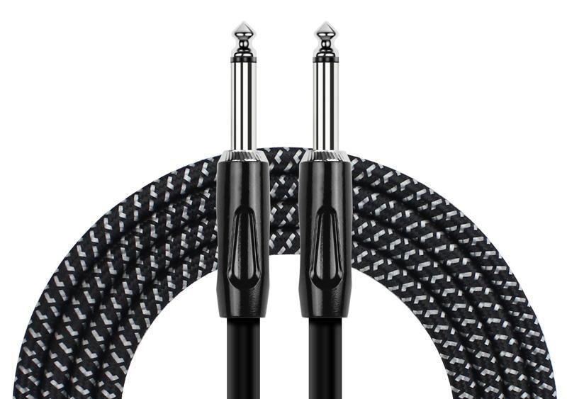 Cable Instrumento 10M 1/4'' Mono Plug Tejido Iwcx-201B-10-0