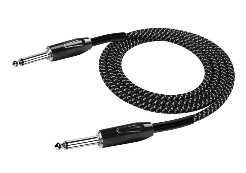 Cable Instrumento 10M 1/4'' Mono Plug Tejido Iwcx-201B-10-1
