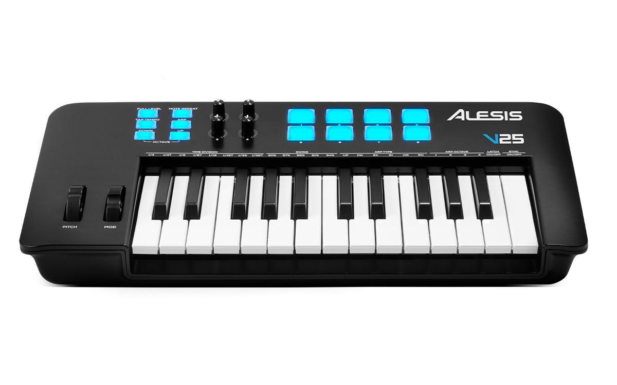 Controlador Midi 25 Teclas V25 MKII Alesis-0