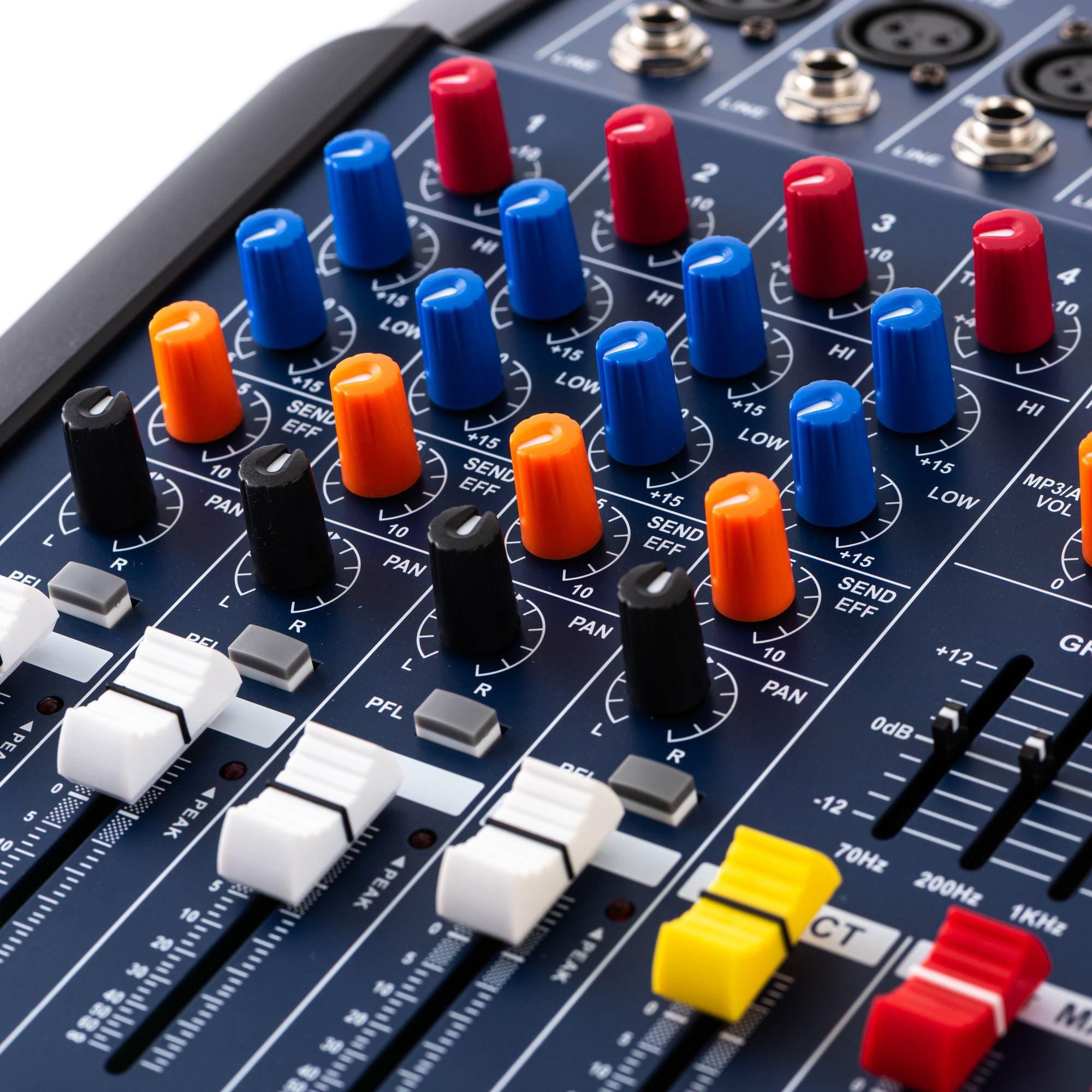 CT-4 Consola Power Mixer 4 Ch Mavi-2