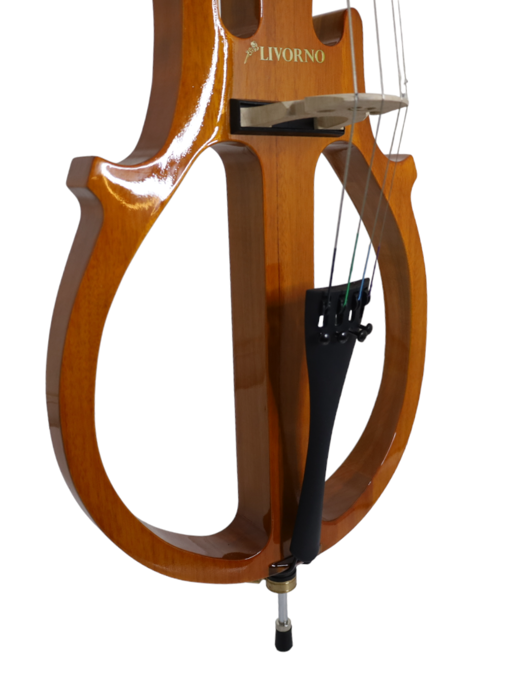 Violoncello Eléctrico Livorno Mahogany 4/4 LIC-100E-MA-3