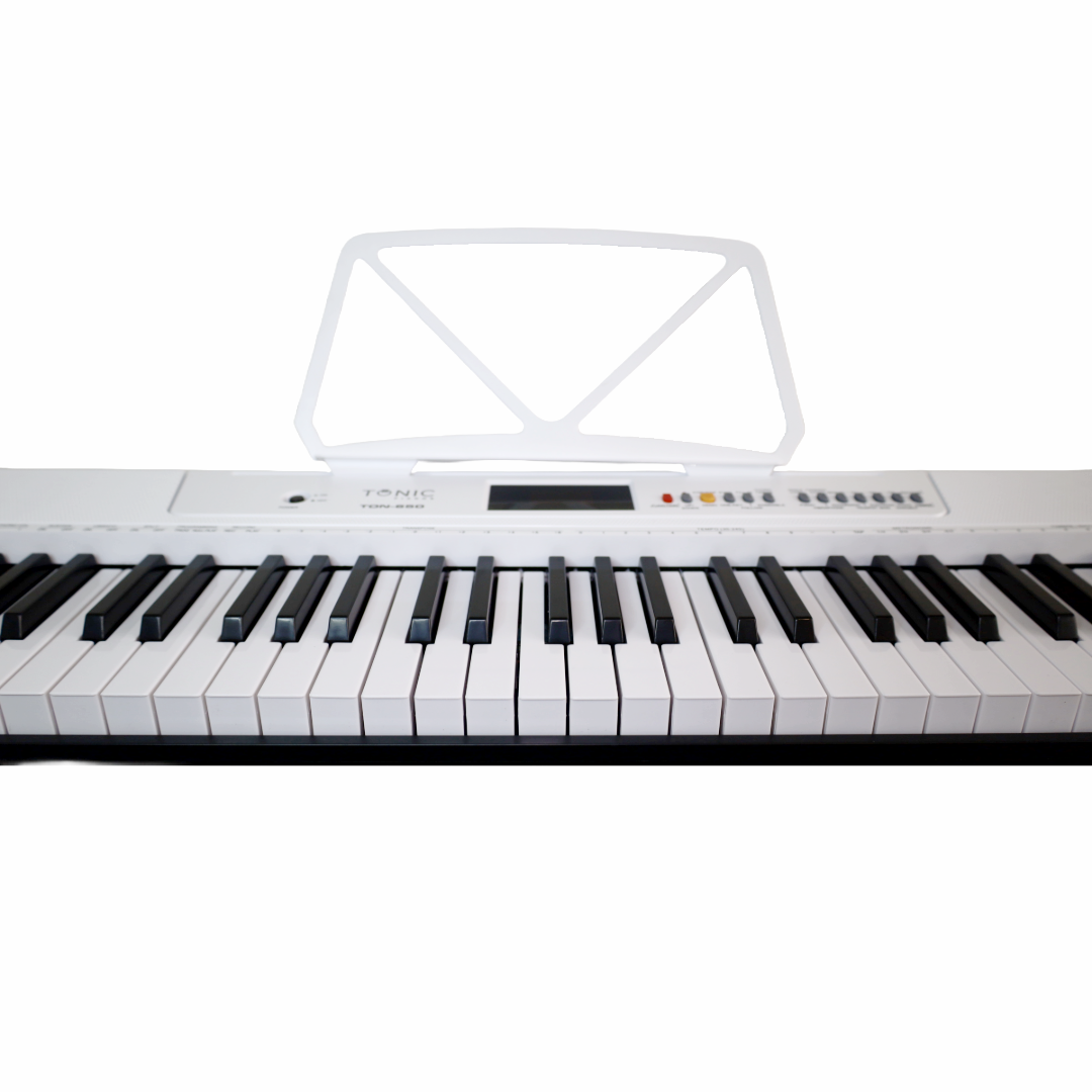Full pack Teclado 61 teclas + Stand + Silla + Aud. Ton-650 WH Tonic-2