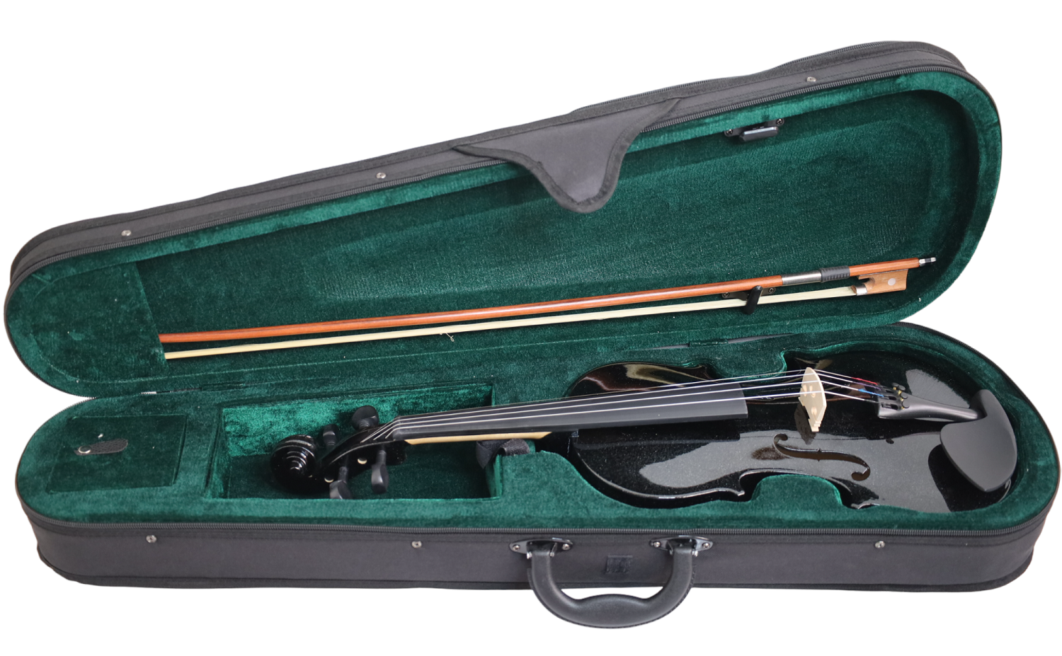 Violín Livorno Color Negro Brillante 4/4 LIV-20BS-3