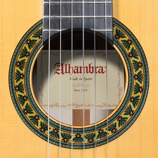 Guitarra Clásica 5F C/Golpeador+Funda 4/4 25 Mm Alhambra-4