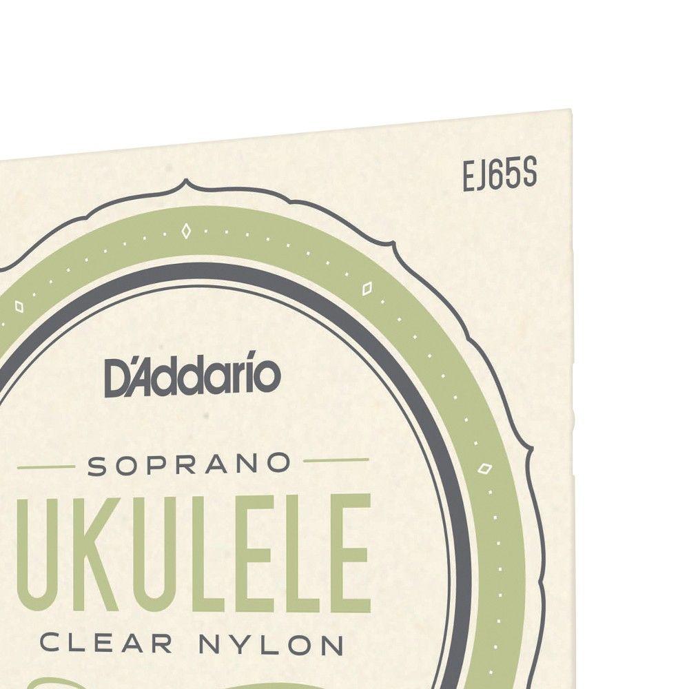 Set de cuerdas Ukelele Soprano Clear EJ65S Daddario-3