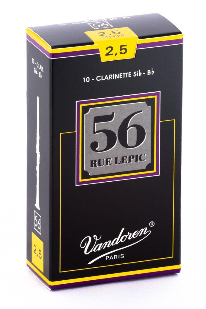 Cajas de cañas Clarinete Sib 56RLePic Nº2.5 CR5025 Vandoren-0