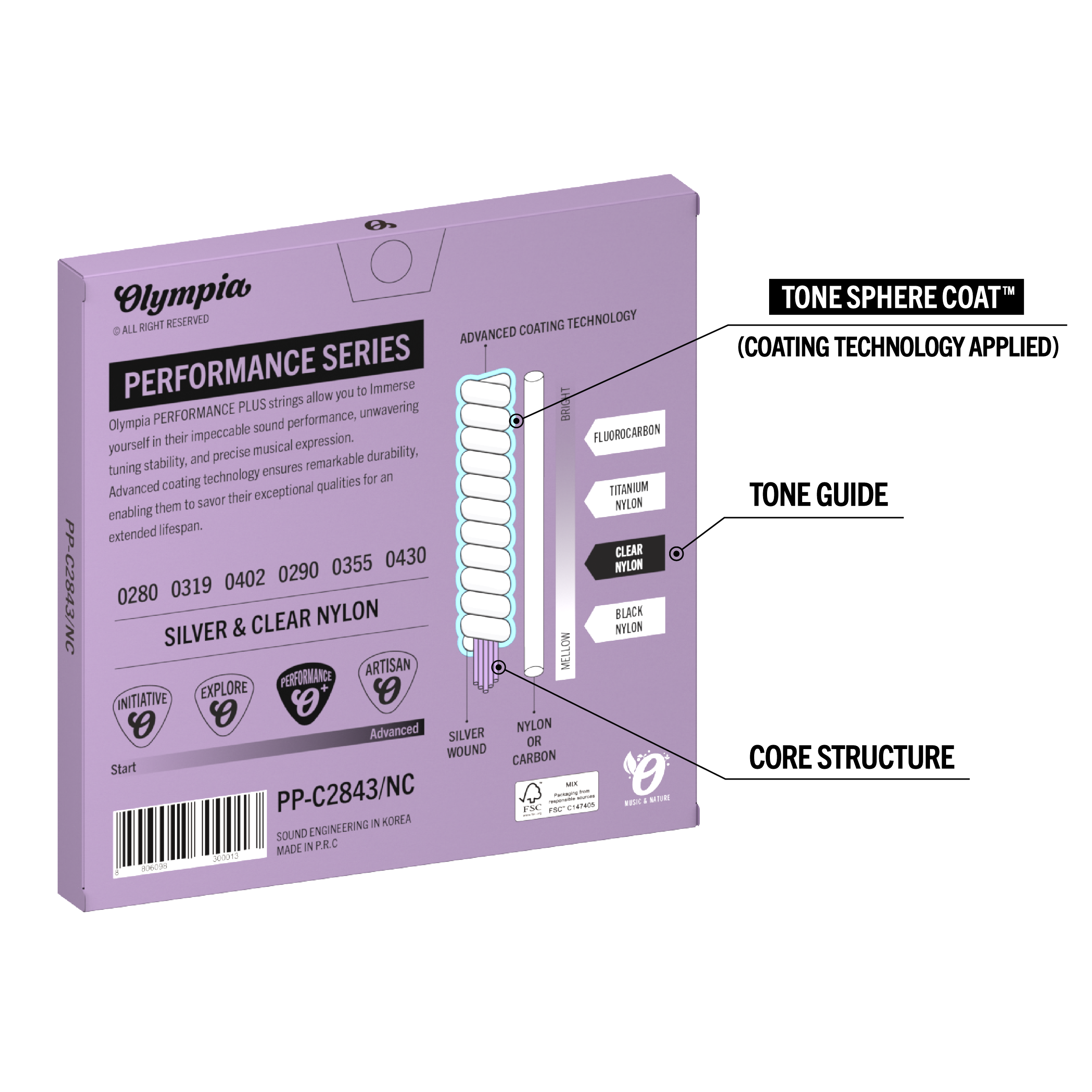 Set guitarra clásica PP-C2843/NC Olympia-3