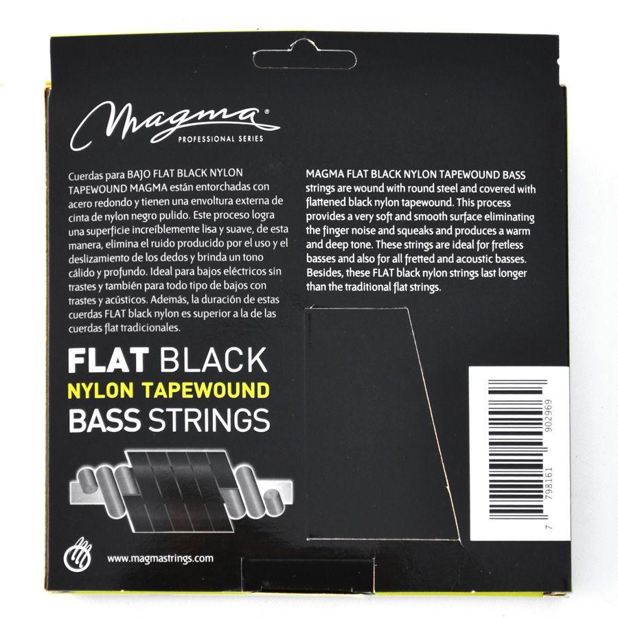 Set de Cuerdas Bajo Eléctrico Flat BE405NB Magma-1