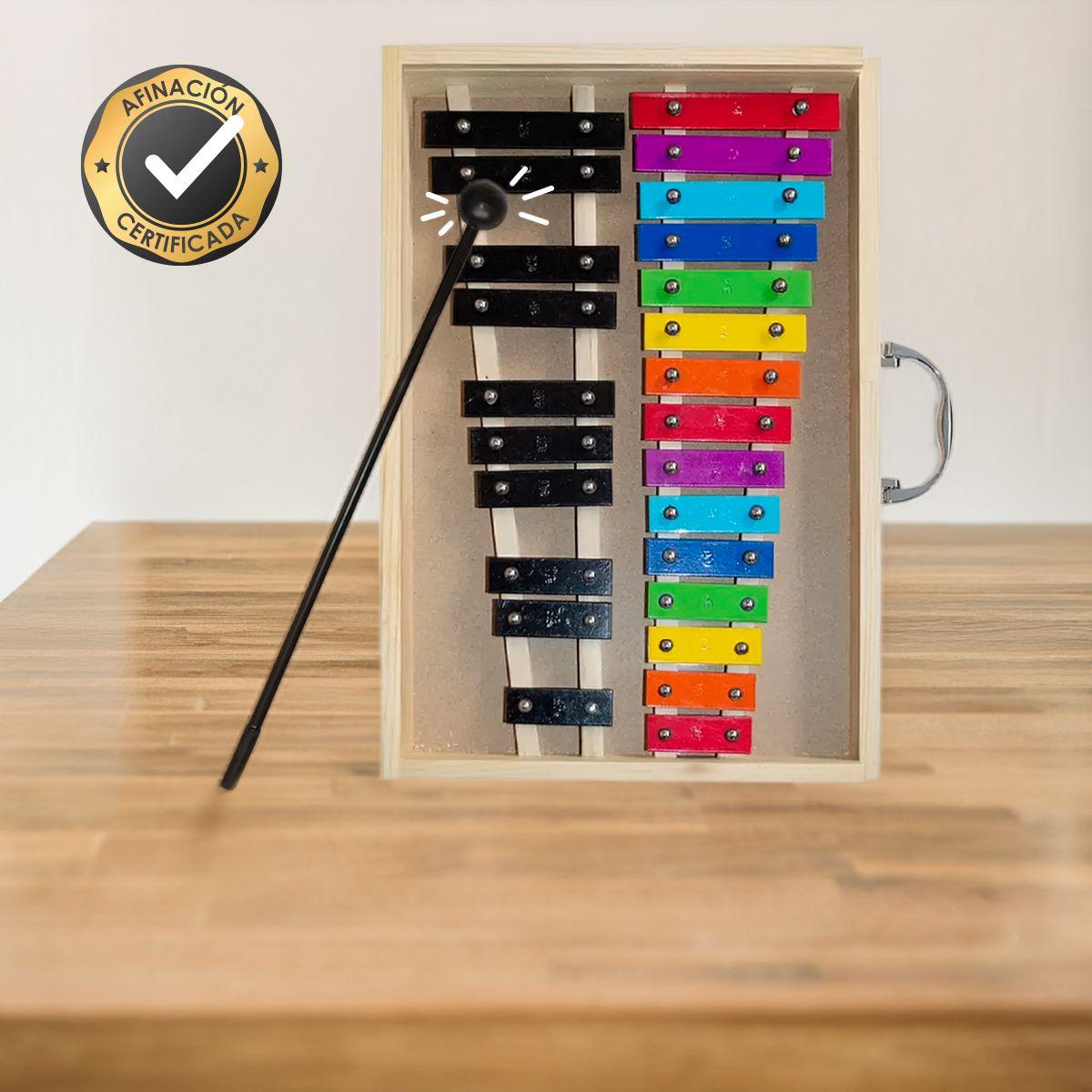 Metalófono Cromático 25 Tonos Color All25Sc-2