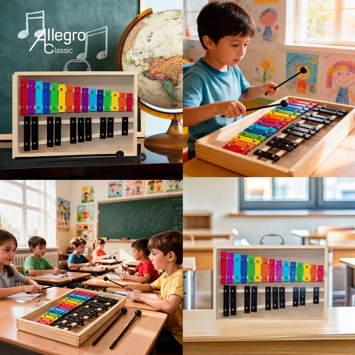 Metalófono Cromático 25 Tonos Color All25Sc-4