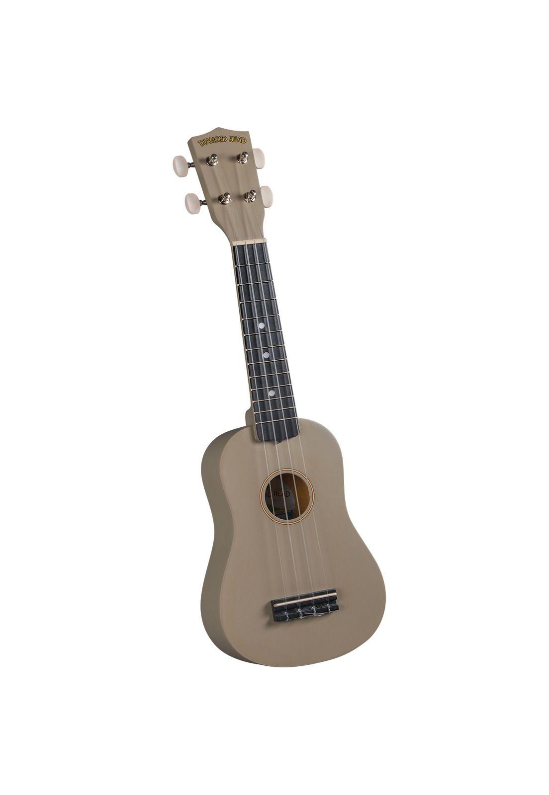 Ukelele Soprano Diamond Head Color Gris + Funda Du-121-0