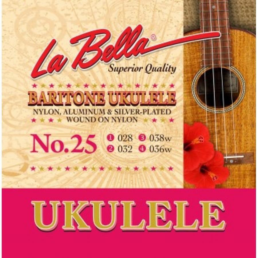 Set Ukelele Baritono Set 25 Labella-0