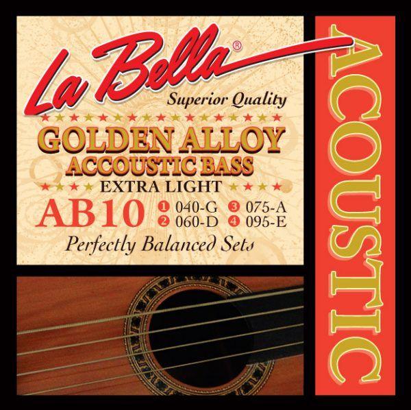 Set de Cuerdas Bajo Acústico La Bella 40-95 AB10-0