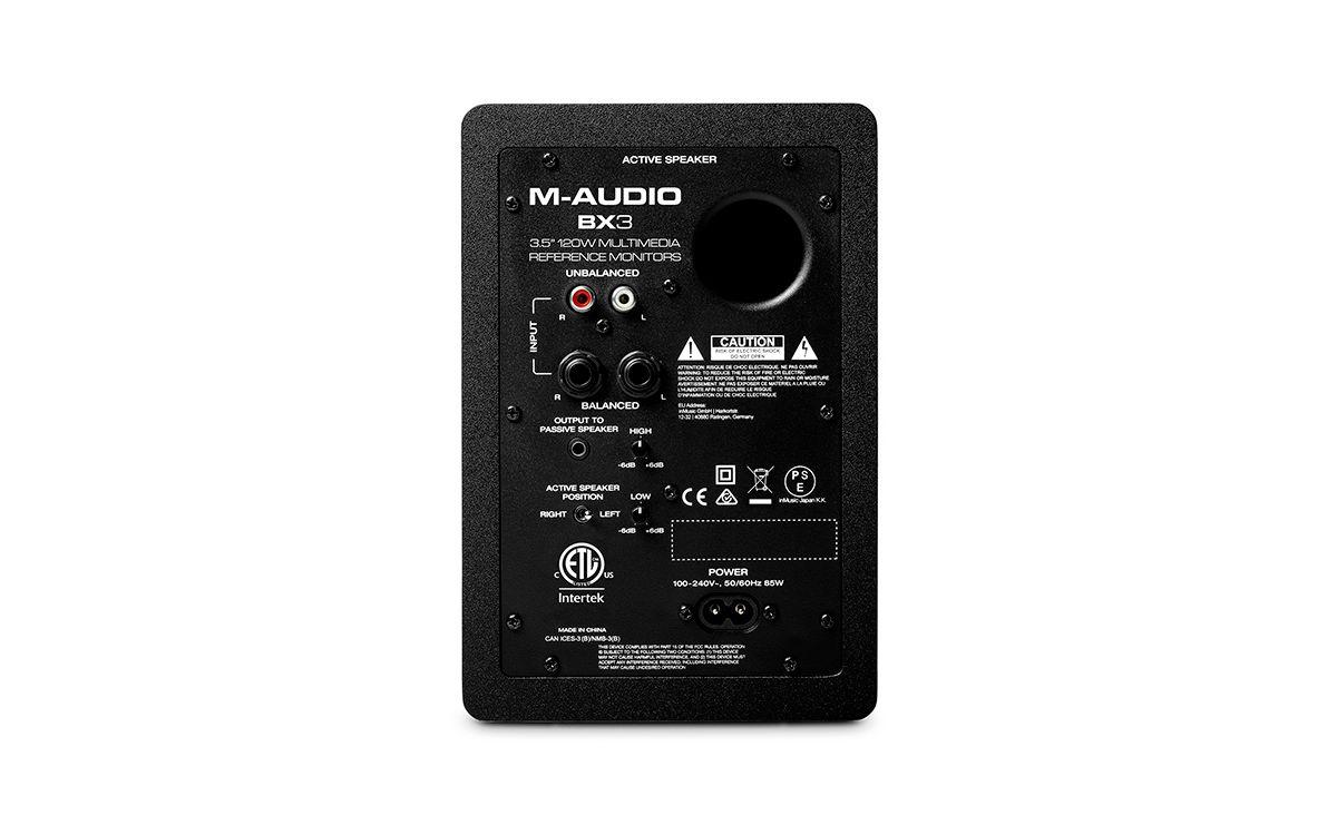 Monitores De Estudio 3.5'' (Par) BX3 Graphite M-Audio-3