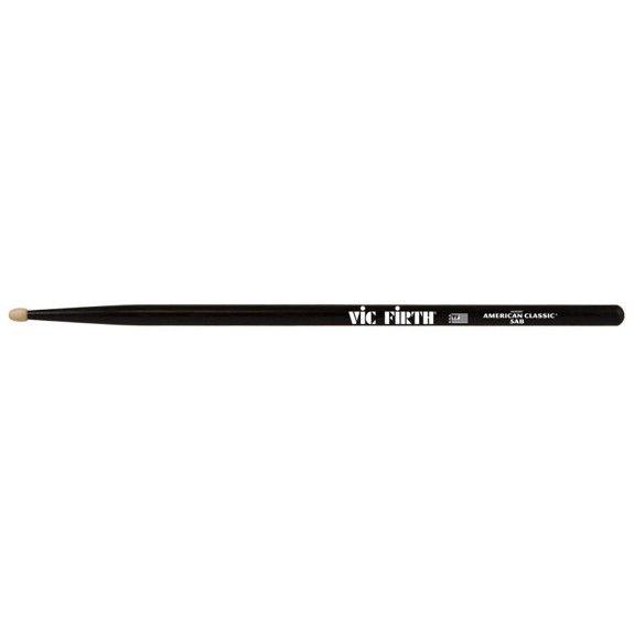 Pack 3 Baquetas + 1 de Obsequio Vic Firth American Classic 5AB Negro Punta de Madera-2