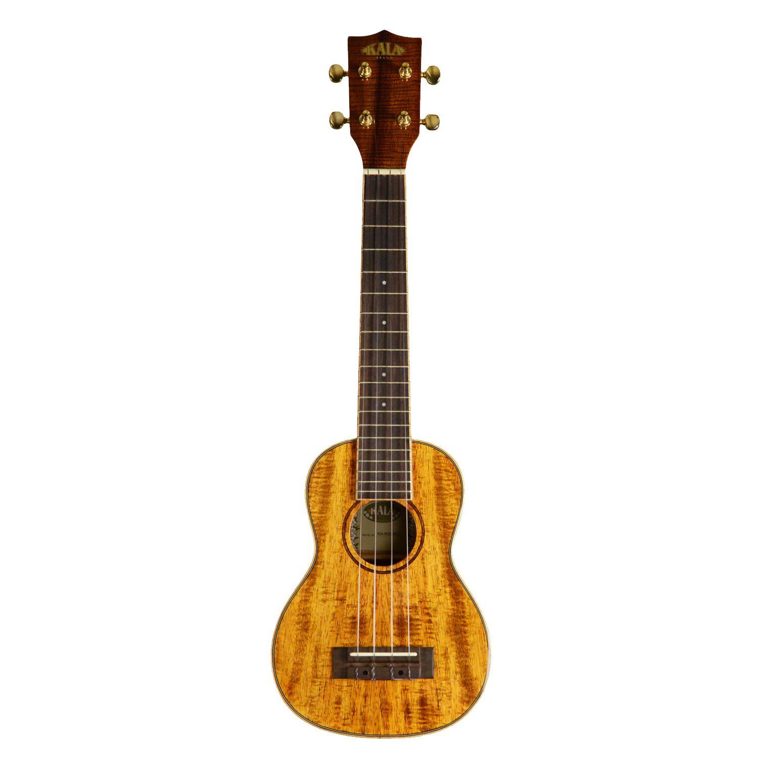 Ukelele Soprano Hawaiian Koa KA-KSLNG Kala-0