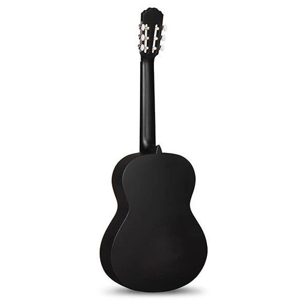 Guitarra Clásica 1C Black Satin + Funda 4/4 10 Mm Alhambra-2