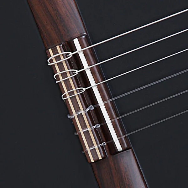 Guitarra Clásica 1C Black Satin + Funda 4/4 10 Mm Alhambra-5