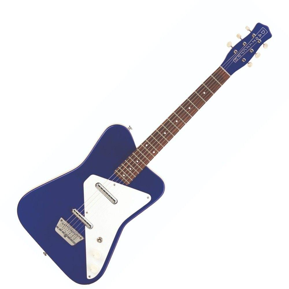 Guitarra eléctrica Pro Guitar Blue Metallic Danelectro-2