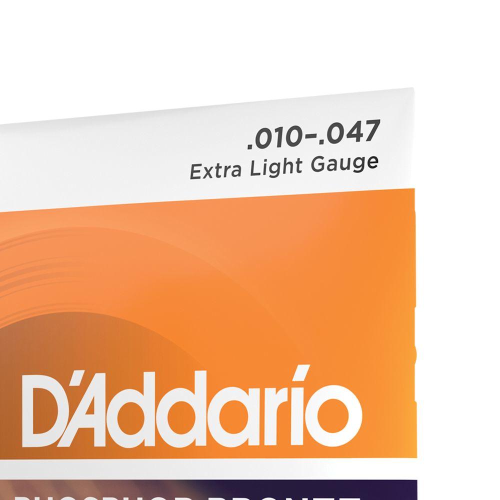 Set de cuerdas Guitarra Fósforo Bronze EJ15 X-Lite Daddario-3