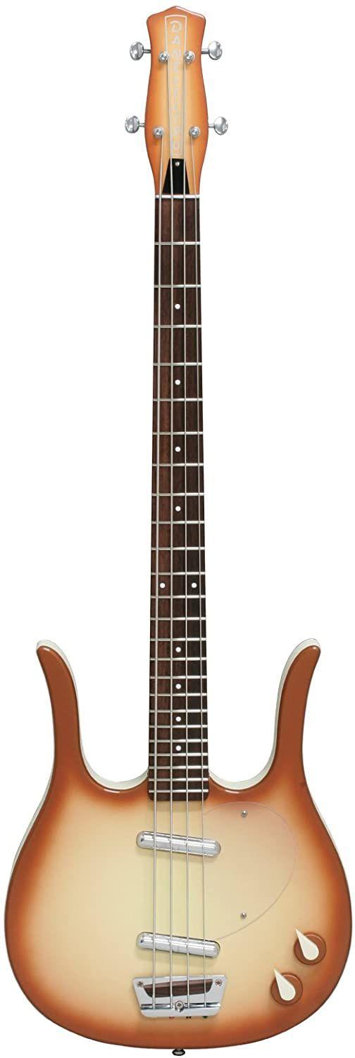 Bajo Danelectro 58 Longhorn - Copper Burst-0