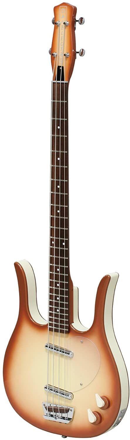 Bajo Danelectro 58 Longhorn - Copper Burst-2