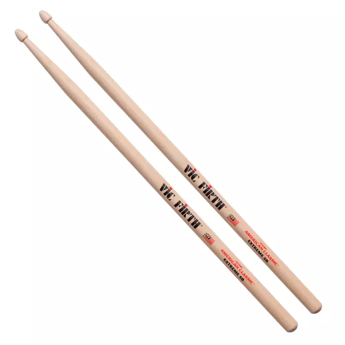 Baquetas Vic Firth 5B American Classic Punta de Madera-0