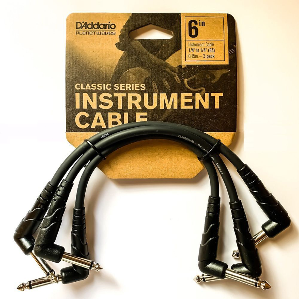 Cable Patch 15cm Pack 3 PW-CGTP-305 Planet Wave Daddario-2