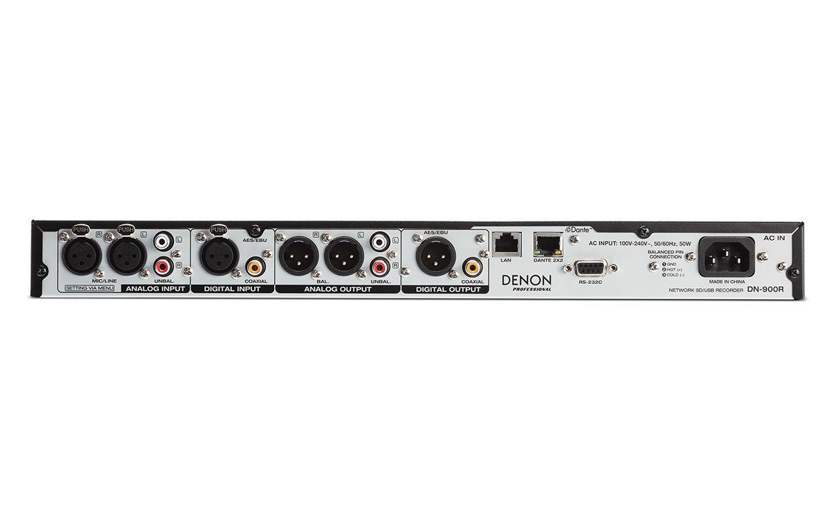 Interfaz De Audio En Red Sd/Usb Dante 2X2 Dn-900R - Denon-1