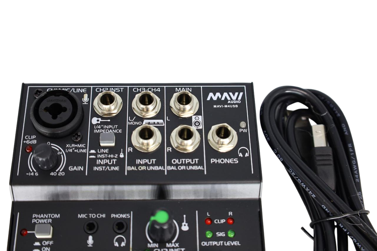 MEZCLADOR INTERFAZ MAVI M4USB-9