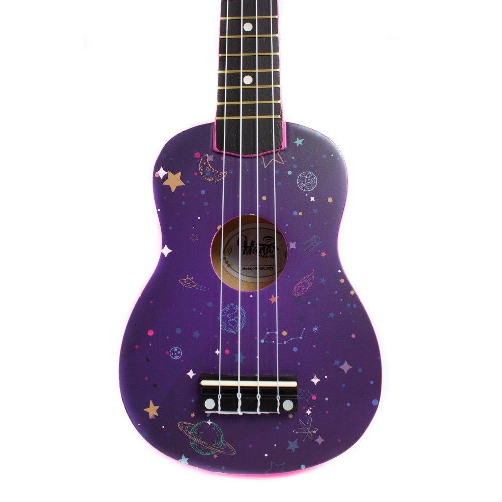 Ukelele Sopra Hana Galaxy con cuerdas Aquila+Funda HN-Galaxy-1