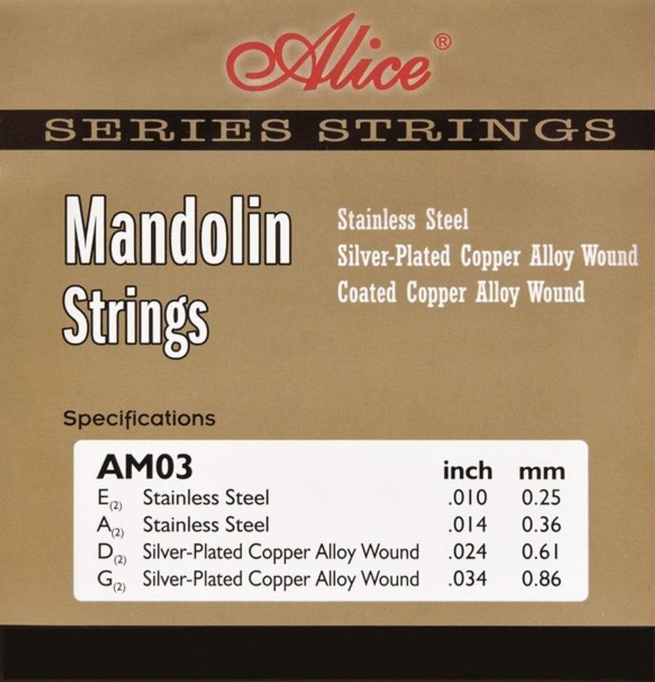 Set de cuerdas Alice Mandolina AM03-2