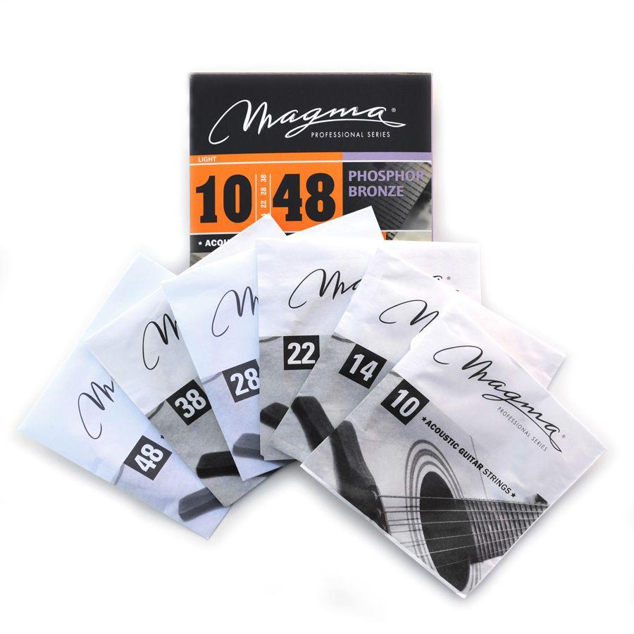 Set Cuerdas Guitarra Acustica GA120PB Magma-2