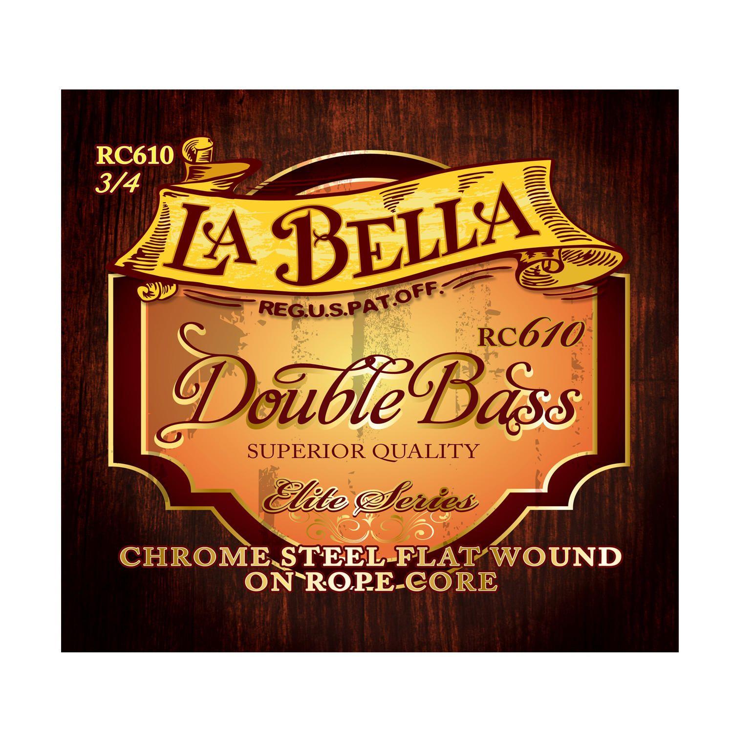 Set Contrabajo La Bella Elite Series Rc610-1