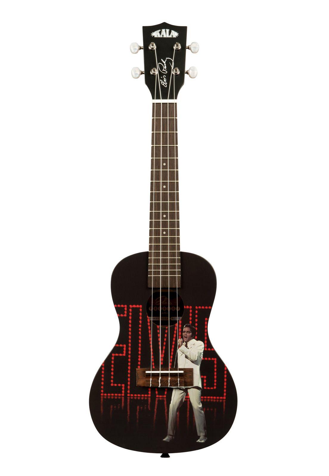 Ukelele Concierto Kala Elvis Viva Las Vegas Kala-Ltp-C-Elv-1