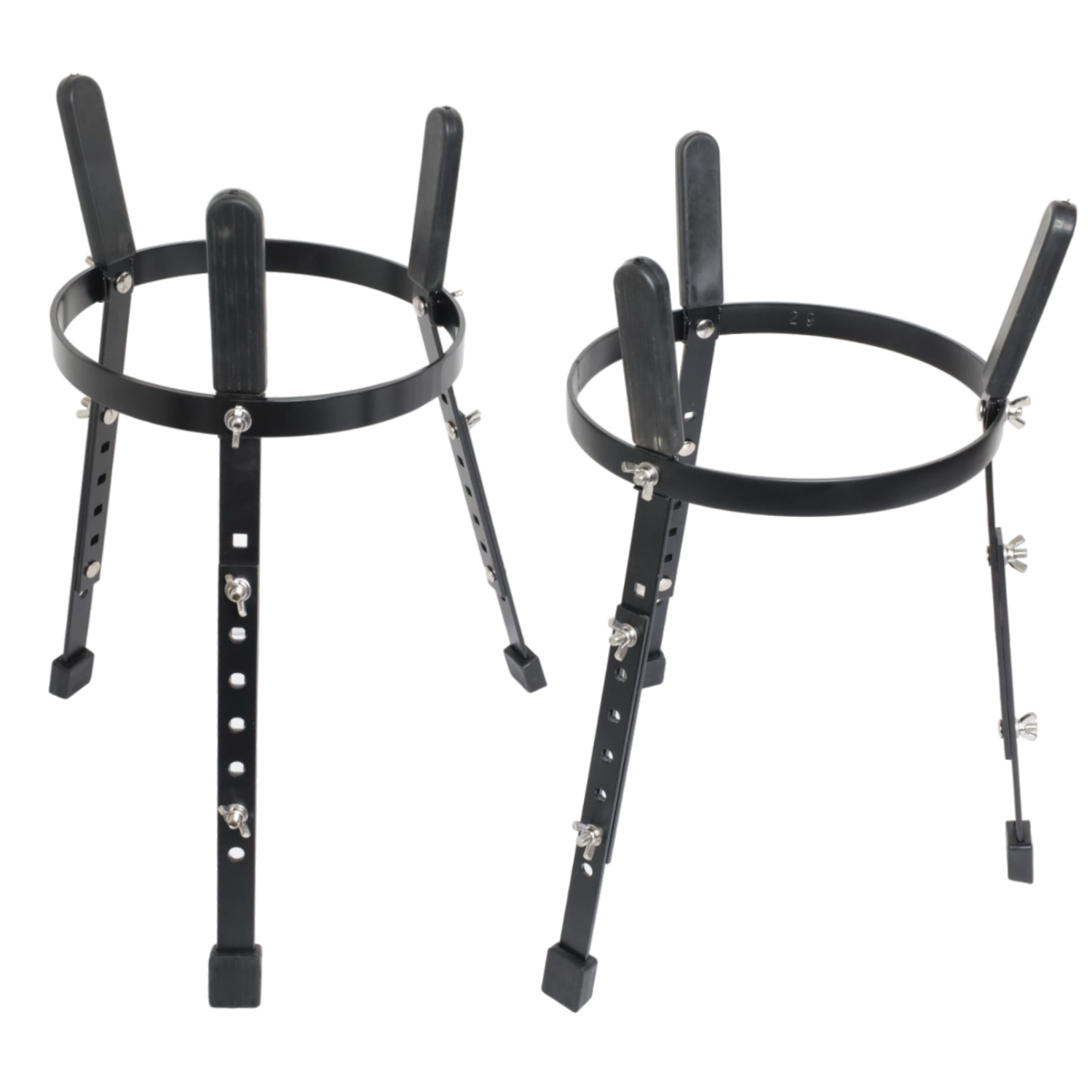 Set conga 10x11xH28'' café madera + stand-3