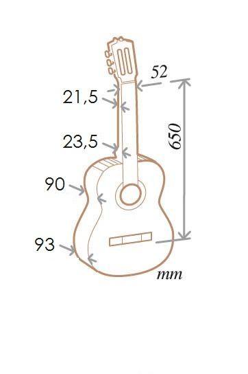 Guitarra Clásica Almansa FLAMENCO 413-1