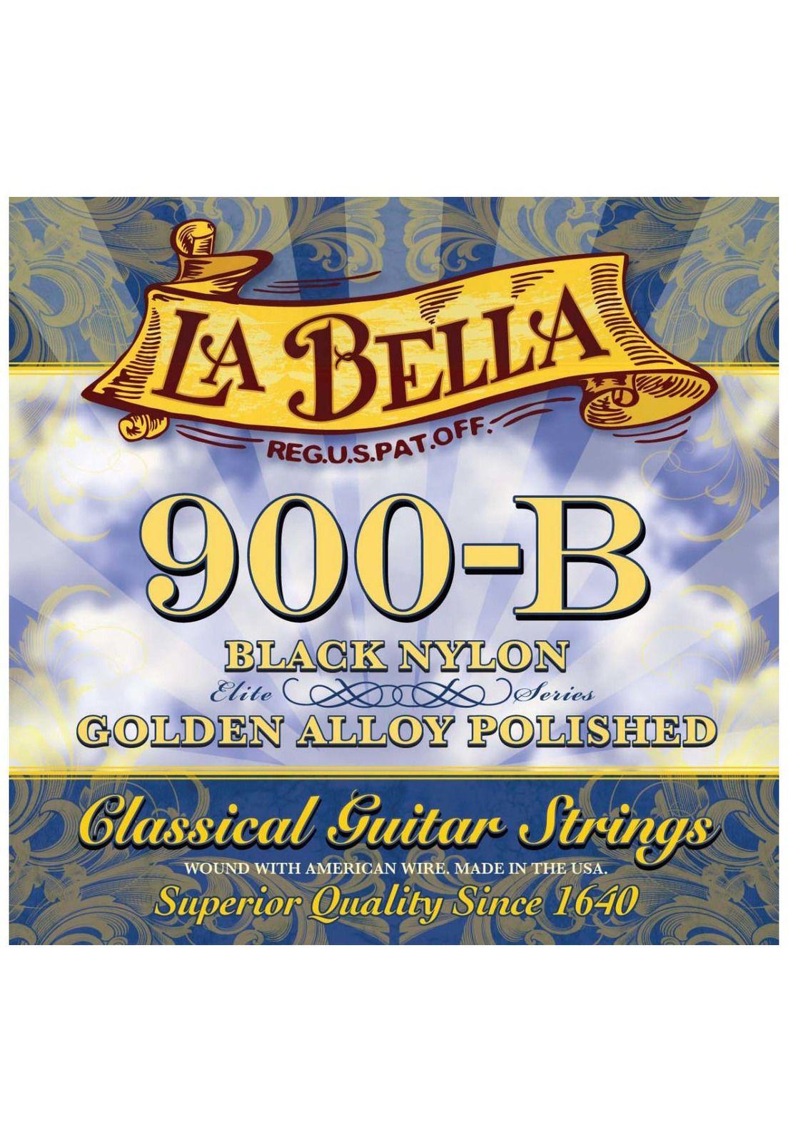 Cuerdas La Bella Guitarra Clásica (Agudas Negras) 900b-0