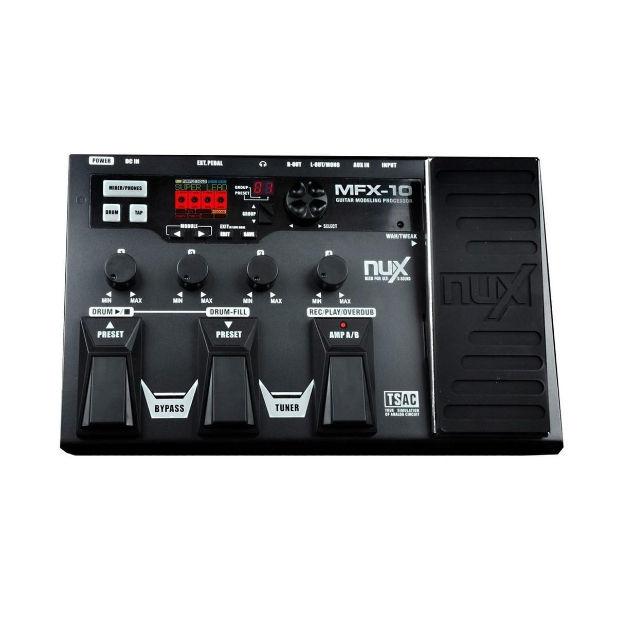 Pedalera Multiefecto Nux Mfx-10-0