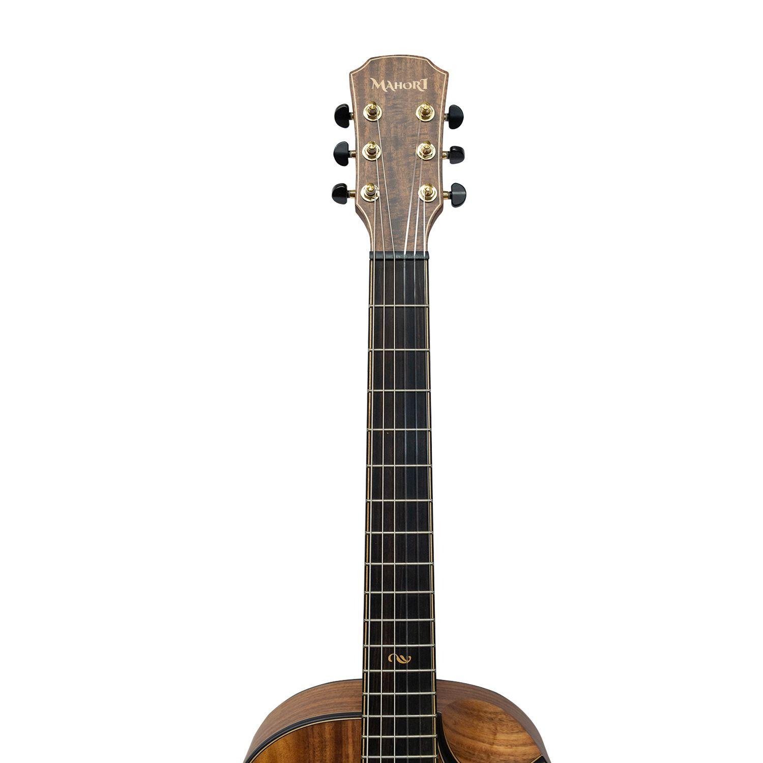 Guitarra Travel Mahori Nylon MAHN-364EQ  + Funda-4