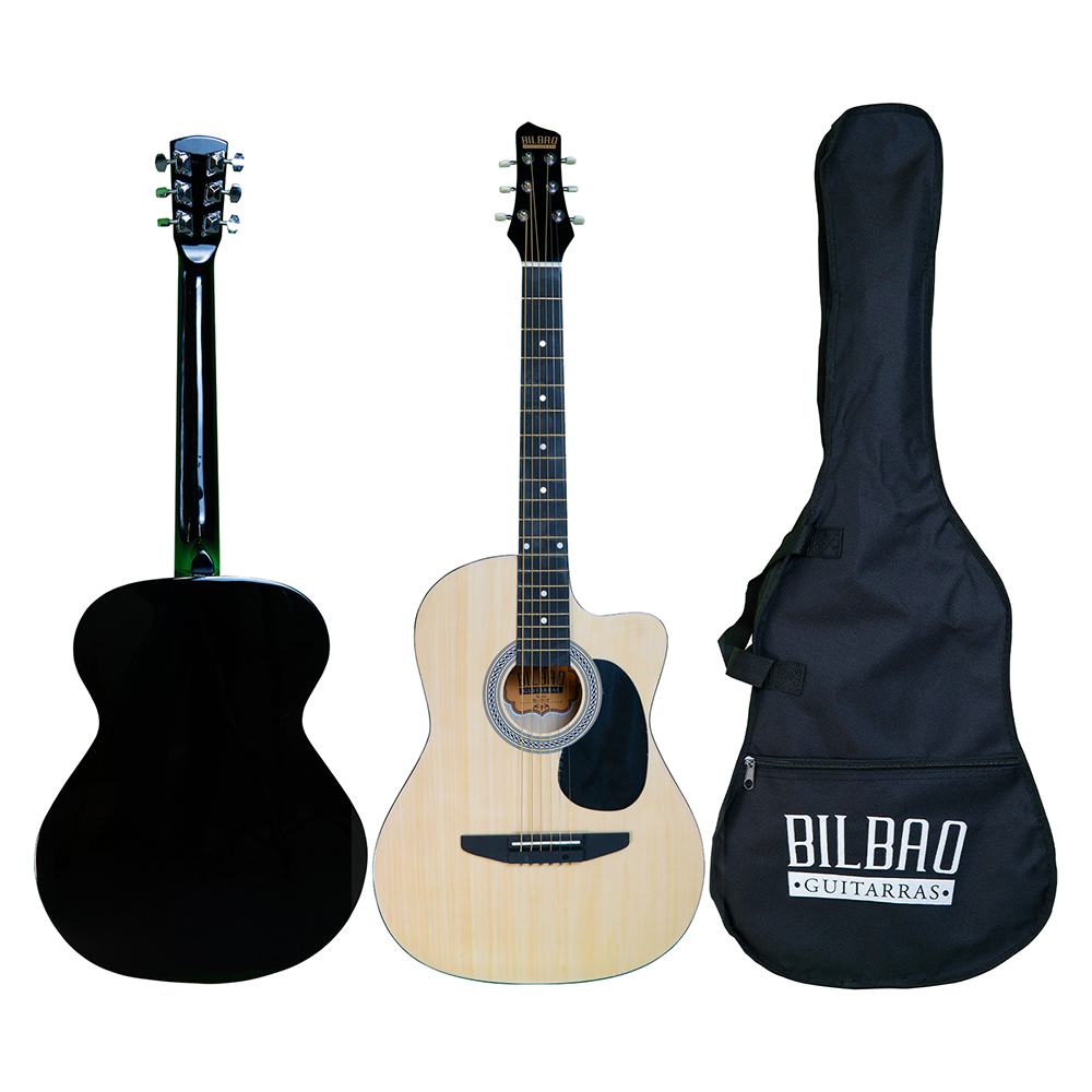 Guitarra Acústica Bilbao BIL-38C-NT + Funda-0