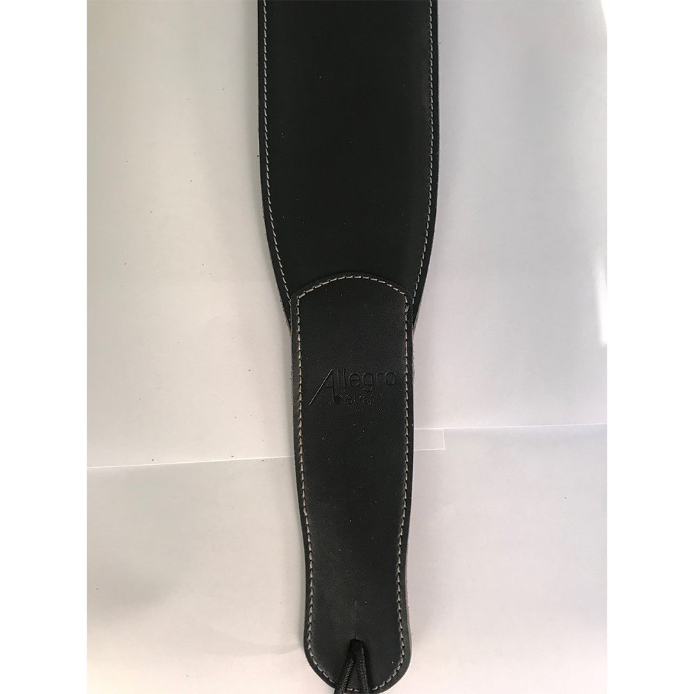 Correa Para Guitarra O Bajo Allegro Cuero All-Lgpa-Bk1123-0