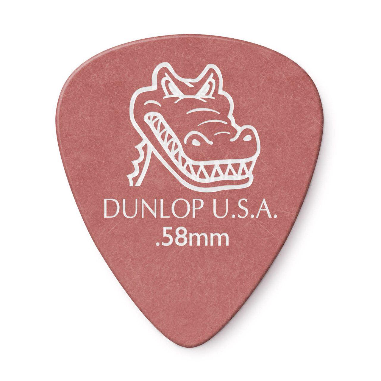 Uñetas Dunlop Gator Grip 417R 0.58 Bolsa 72Un-0