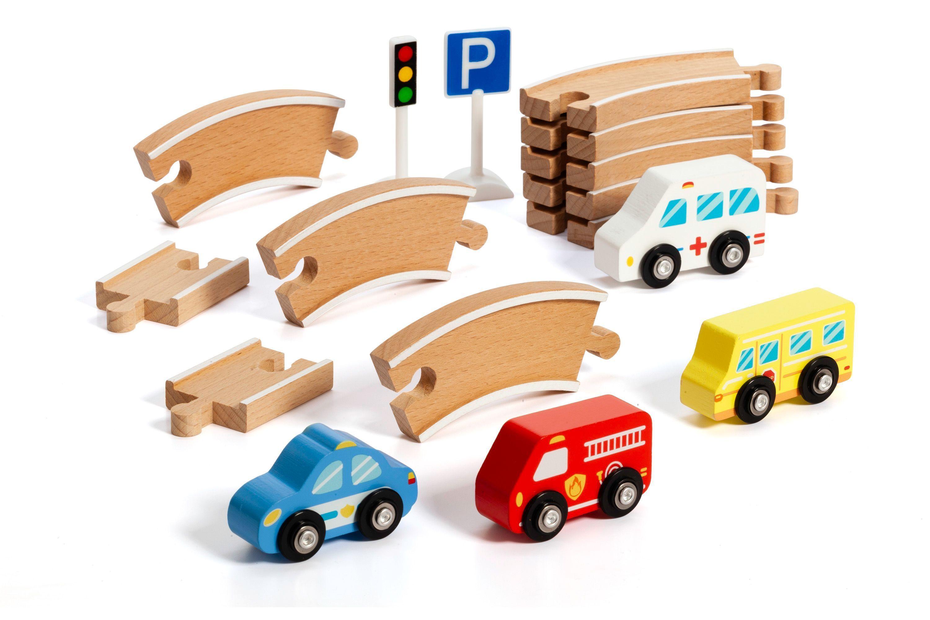 Pista de Autos de Madera Trucks&Cars MOLTO-1