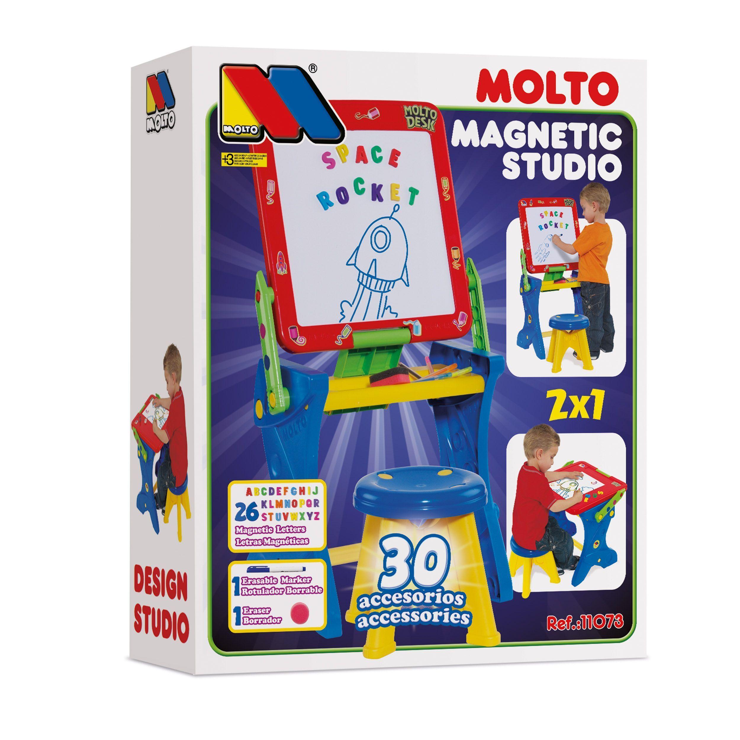 Escritorio/Pizarra Infantil Magnética Molto-4